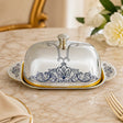 Butterdose „Prestige“ – 925 Silber vergoldet, Niello - Handgravur
