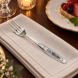 Dessertgabel 925 Silber — Lifestyle-Setting an der gedeckten Tafel