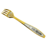 Dessertgabel 925 Silber vergoldet Astra Classic