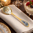 Dessertlöffel 925 Silber — Lifestyle-Setting an der gedeckten Tafel