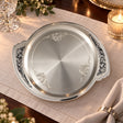 Dessertteller 925 Silber L158xB127 — Lifestyle-Setting an der gedeckten Tafel