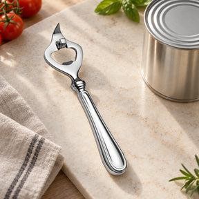 Dosenöffner 925 Silber Inglese (Serie Inglese) — Lifestyle-Setting am Küchentisch