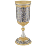 Stem glass 925 silver gold-plated Tsar's feast