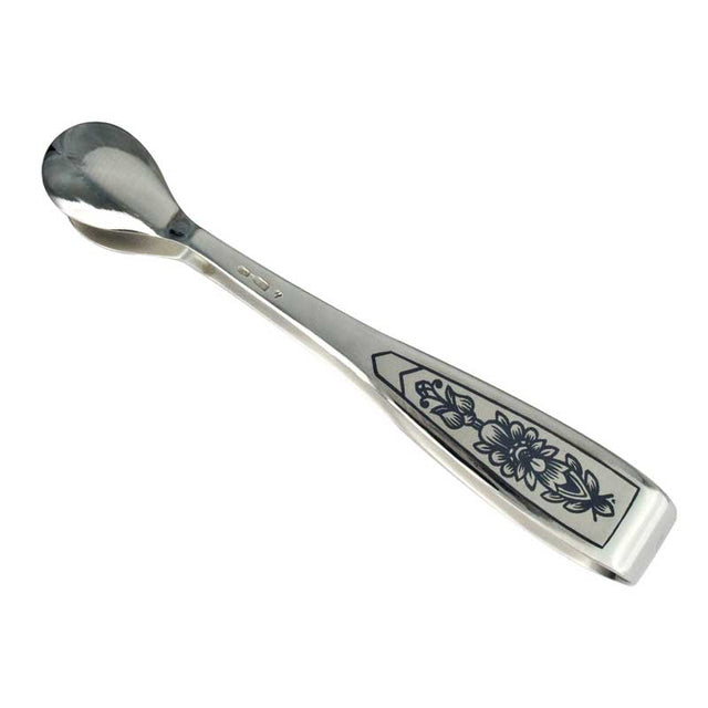 Zuckerzange 925 Silber Astra Black