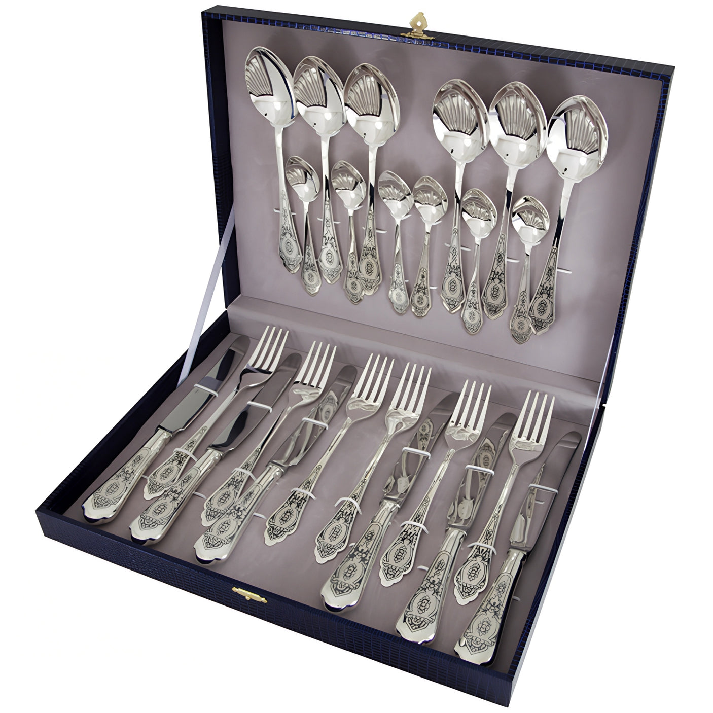 Silberbesteck Set 24-teilig 925 Silber Fest