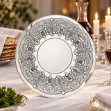 Eliyahu-Teller 925 Silber Signature — Lifestyle-Setting am Sedertisch