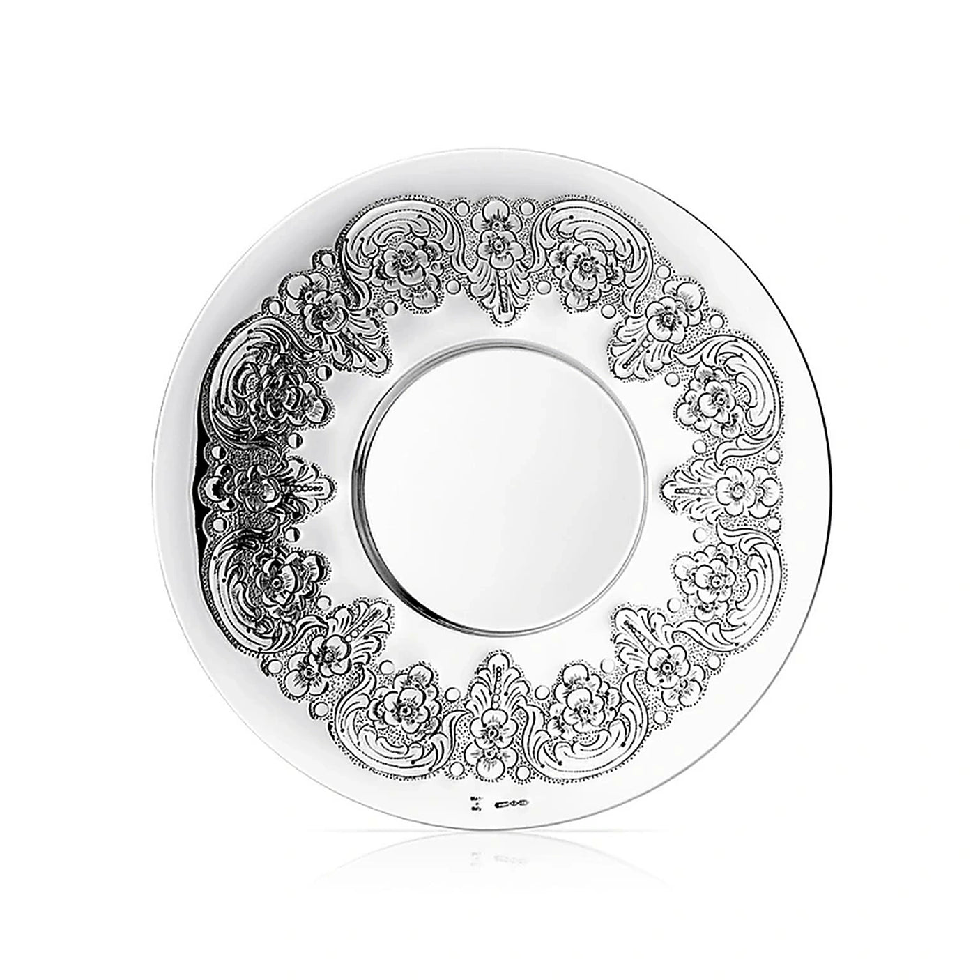 Eliyahu-Teller 925 Silber Signature Light 23 cm — schmaler Rankenring, breite polierte Zonen, Zaramella Italien