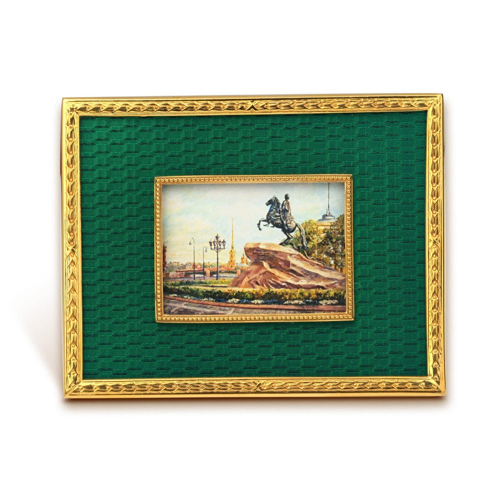 Picture frame enamel green