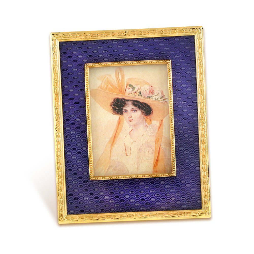 Picture frame enamel purple