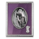 Picture frame for children angel purple