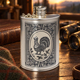 Flachmann 925 Silber — Lifestyle-Setting auf dem Jagdtisch
