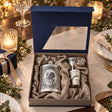 Flachmann Geschenkset 925 Silber Niello Auerhahn in der Geschenkkassette — Lifestyle-Setting