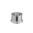 Flaschenuntersetzer 925 Silber Zaramella — glatte polierte Wandung mit profiliertem Standring