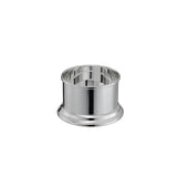 Flaschenuntersetzer 925 Silber Zaramella — glatte polierte Wandung mit profiliertem Standring