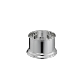 Flaschenuntersetzer 925 Silber Zaramella — glatte polierte Wandung mit profiliertem Standring