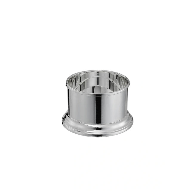 Flaschenuntersetzer 925 Silber Zaramella — glatte polierte Wandung mit profiliertem Standring