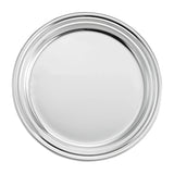Flaschenuntersetzer 925 Silber Zaramella — flache Tellerform mit doppelt profiliertem Randwulst