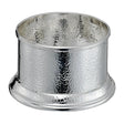 Flaschenuntersetzer 925 Silber Zaramella — von Hand gehämmerte Wandung mit glattem profiliertem Standring