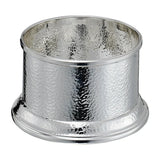 Flaschenuntersetzer 925 Silber Zaramella — von Hand gehämmerte Wandung mit glattem profiliertem Standring