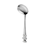 Gebogener Babylöffel aus 925 Silber mit Teddybär-Motiv – liebevoll verarbeitet.