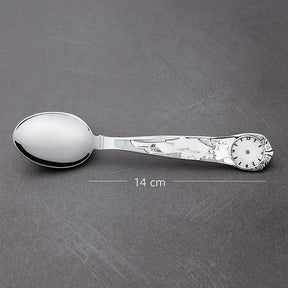 Geburts - & Tauflöffel 925 Silber Engel – Gravur mit Geburtsdaten