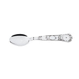 Geburtslöffel 925 Silber mit Maus-Design und Gravurfläche – edles Geschenk zur Taufe.
