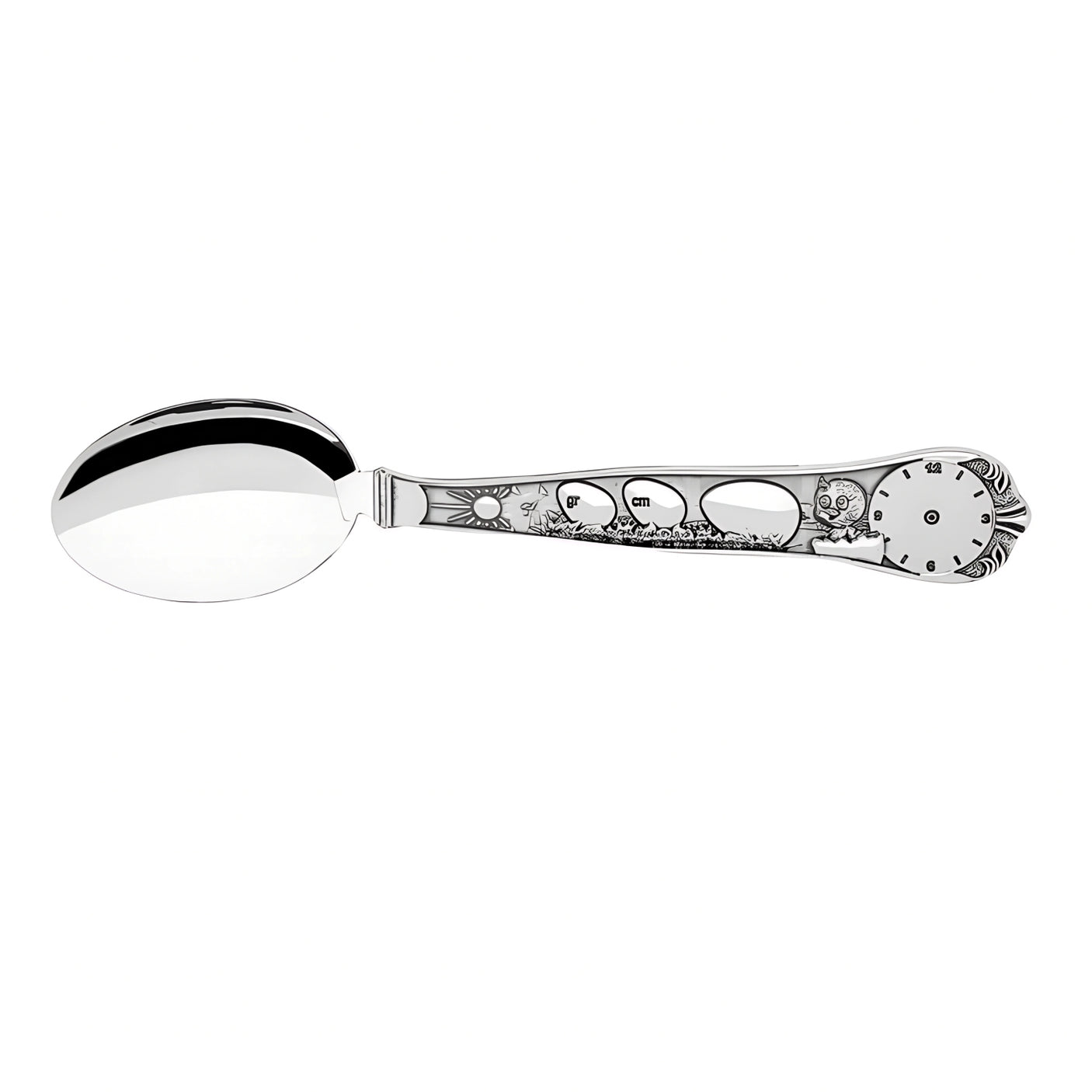 Birth spoon 925 silver chick