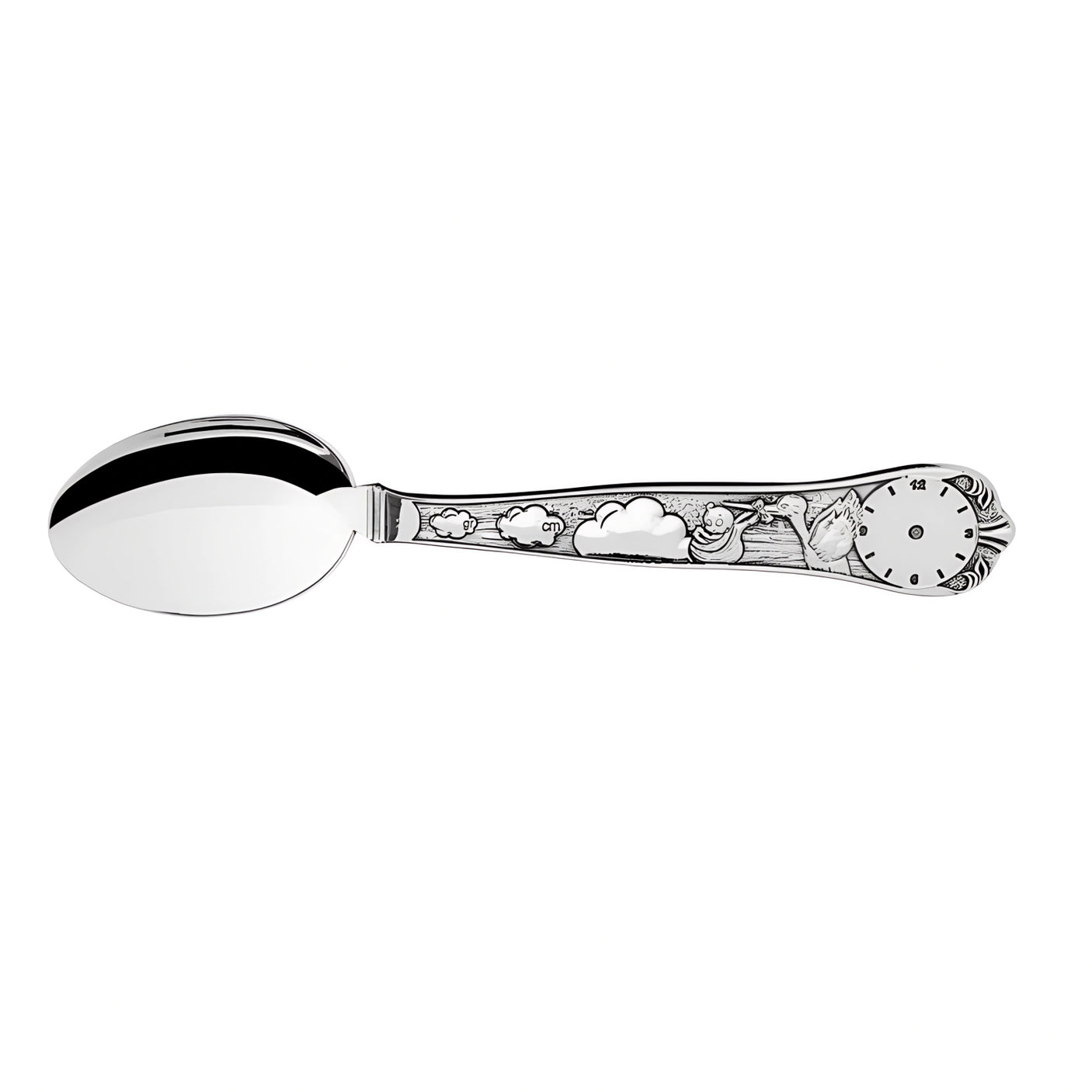 Birth spoon 925 silver stork