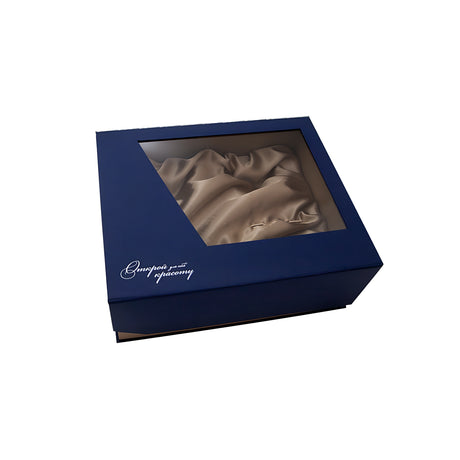 Geschenkbox mit Fenster für Kaffeetürke aus 925 Sterling Silber Niello.