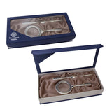 Gift set letter opener &amp; magnifying glass 925 silver 