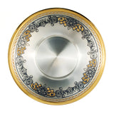 Kaffee - & Teeuntertasse „Tradition“ – 925 Silber vergoldet mit Niello