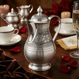 Kaffeekanne 925 Silber Niello 800 ml — Floralis