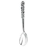 Teelöffel 925 Silber Symphonie — Filigran-Stiel mit Lilien-Krönung und durchbrochenen Akanthus-Voluten, ArgentA
