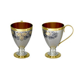 Kaffeeservice Hopfen 925 Silber – Luxus - Geschenkset für 2 Personen