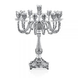 Kandelaber 925 Silber Signature Zaramella — vierzehn Tüllen in mehreren Ebenen
