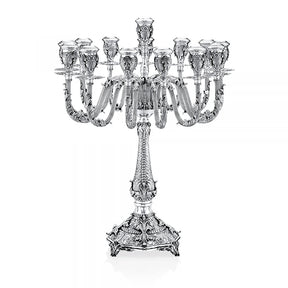 Kandelaber 925 Silber Signature Zaramella — vierzehn Tüllen in mehreren Ebenen