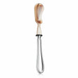 Kaviarlöffel 925 Silber mit Horn — gravierbar Zaramella — Freisteller