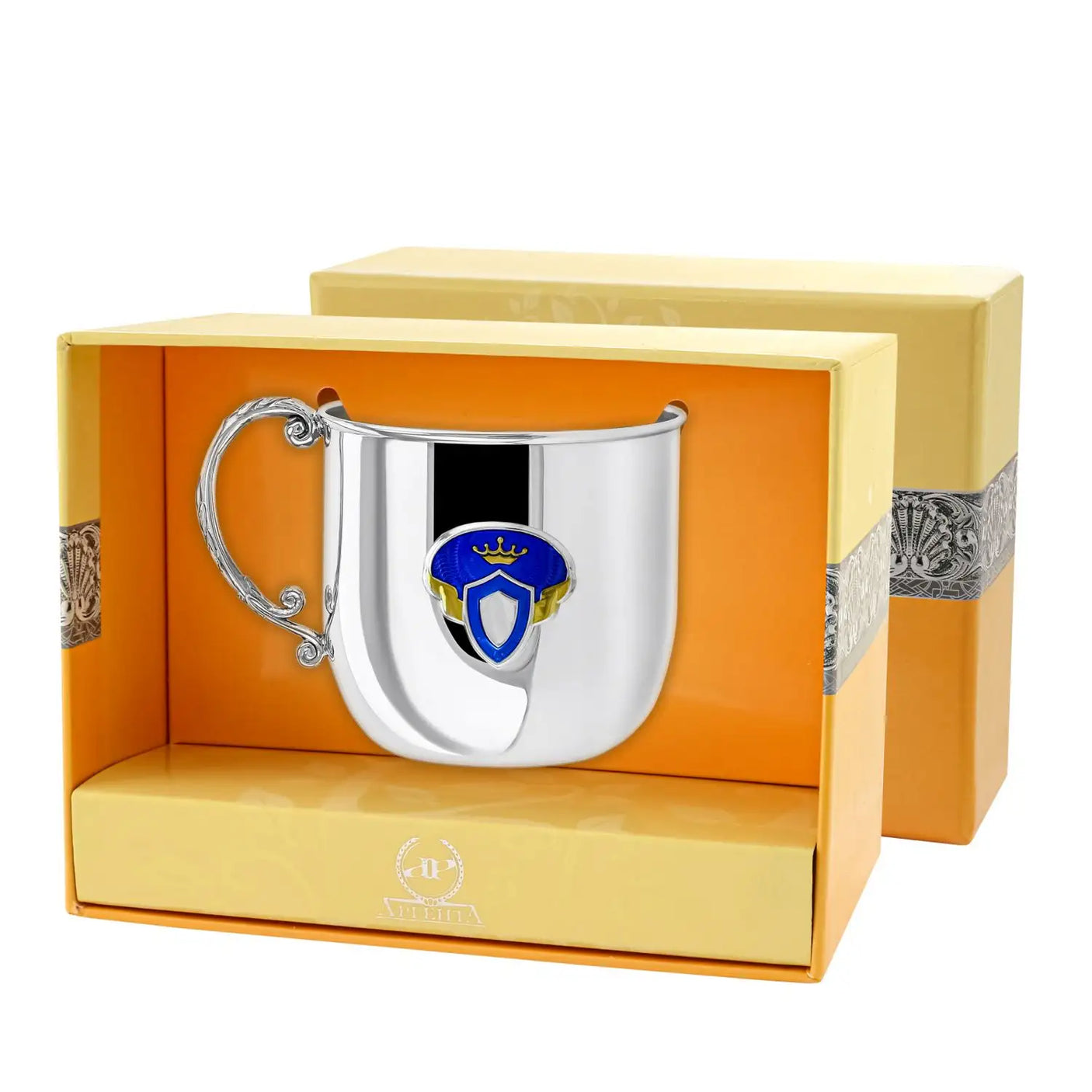 Children's cup with handle 925 silver Prince