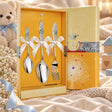 Kinderbesteck 925 Silber Jack Frost, drei Teile in der Geschenkbox — Lifestyle-Setting, Geschenk zur Geburt und Taufe