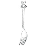 Kindergabel mit Teddybär aus 925 Silber, DoDo Kollektion, Geschenk zur Taufe.