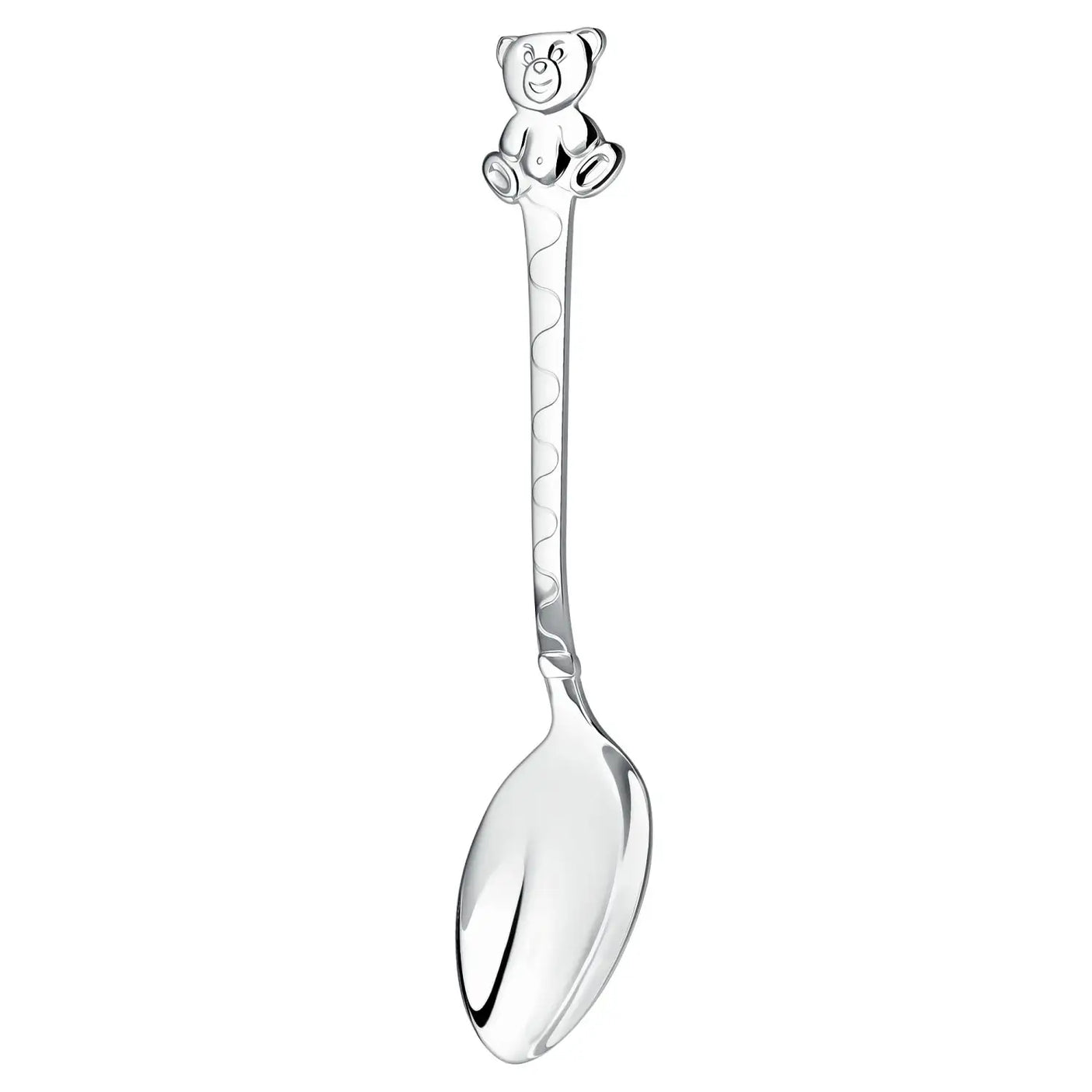 Kinderlöffel 925 Silber mit Teddybär Gravur, DoDo Design, Geschenkset für Kinder.