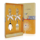 Children's cutlery 925 silver gold girl