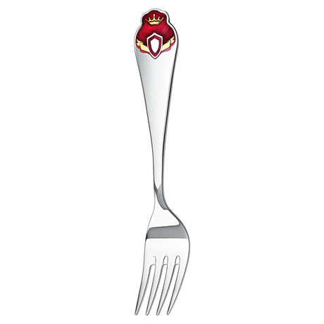 Kindergabel 925 Silber Prinzessin mit roter Emaille – Geschenkset für Mädchen.