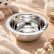 Kinderschale 925 Silber Bär mit Ball — Lifestyle-Setting, Geschenk zur Geburt und Taufe