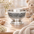 Kinderschale 925 Silber Niello-Ornament — Lifestyle-Setting, Geschenk zur Geburt und Taufe