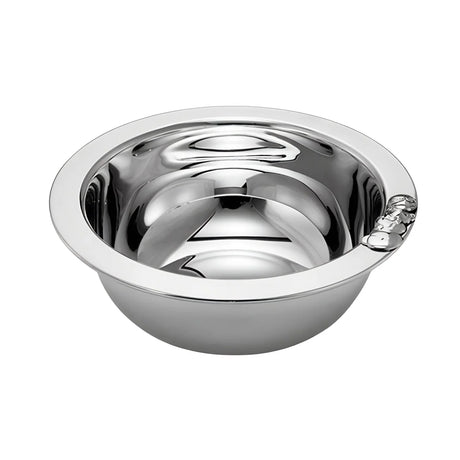Kinderschale 925 Silber Bär mit Ball — polierte runde Silberschale mit Bär-mit-Ball-Relief am Rand, Geschenk zur Taufe