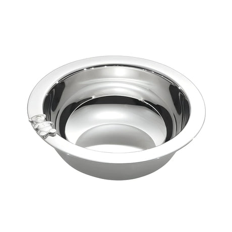 Kinderschale 925 Silber Teddybär — polierte runde Silberschale mit kleinem Teddybär-Relief am Rand, Geschenk zur Taufe
