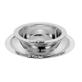 Kindergeschirr-Set 925 Silber Bär mit Ball — Schale und Teller mit Bär-Relief am Rand, 2-tlg, Geschenk zur Taufe