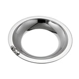 Kinderteller 925 Silber Bär mit Ball — flacher polierter Silberteller mit Bär-mit-Ball-Relief am Rand, Geschenk zur Taufe