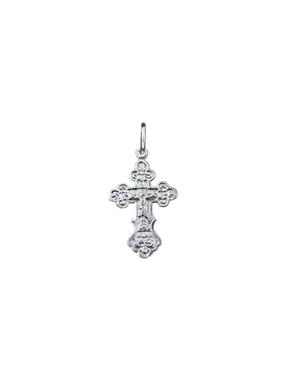 Kreuzanhänger aus 925 Sterling-Silber, Taufkreuz für ein Baby - hochwertiges Geschenk zur Taufe.